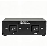 SOLUPEAK SP2 2 Zone Speaker Selector Switch Box, Passive Audio switcher