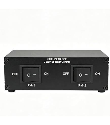 Amazon.com: 2 Zone Speaker Pair High Power Selector Switch