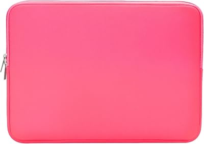 RAINYEAR 14 Inch Laptop Sleeve Pink Padded Case for 14-15 Inch MacBook Air