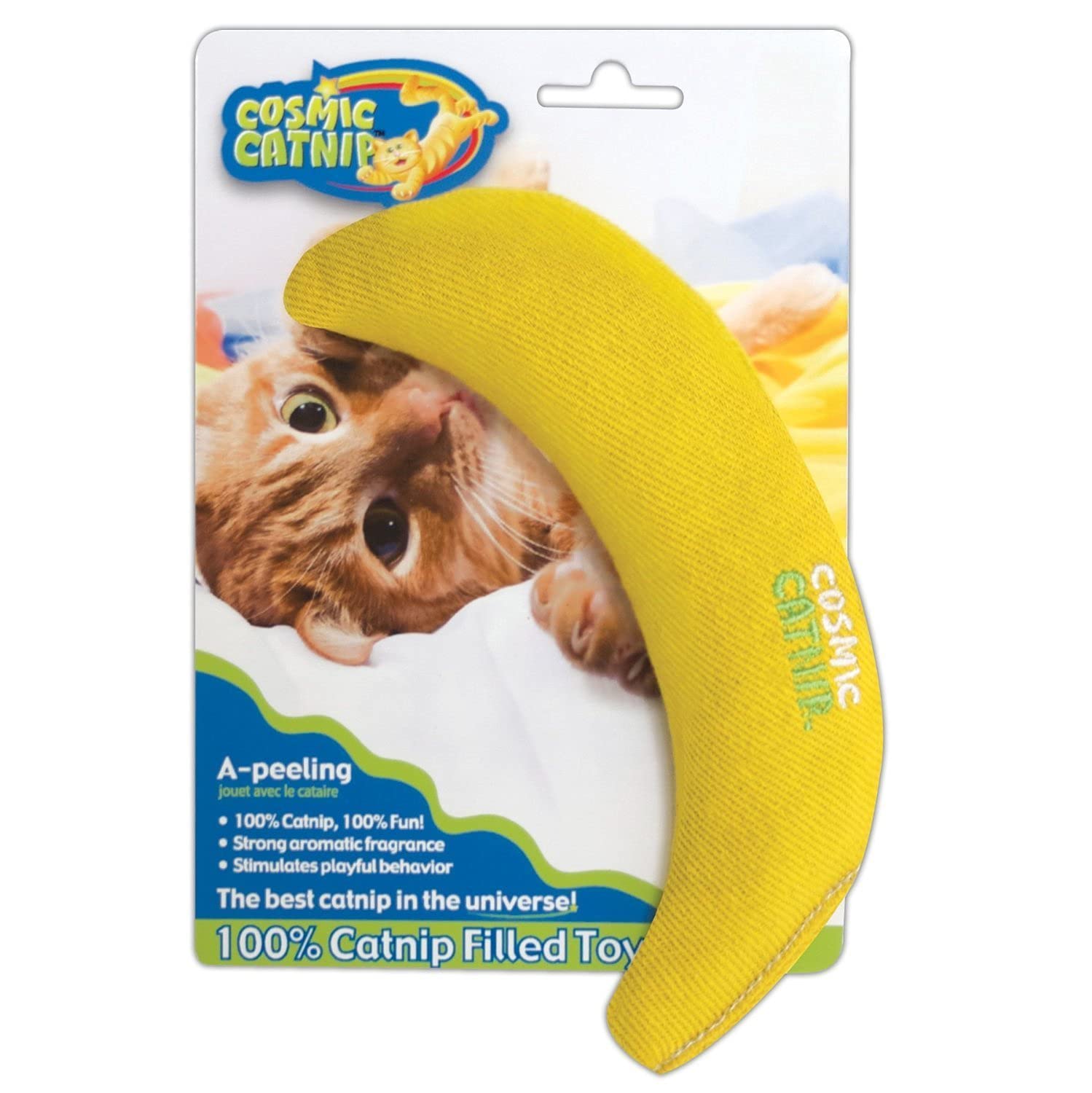 Cosmic 100% Catnip Filled Bananas 50g (2 PACK)