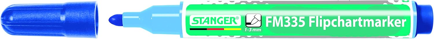Stanger 713001 Flip Chart Marker 335 Bullet Blue