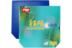 HOOWAN DHS NEO Hurricane 3 Provincial Table Tennis Rubber with Blue Sponge Ping Pong Sheet
