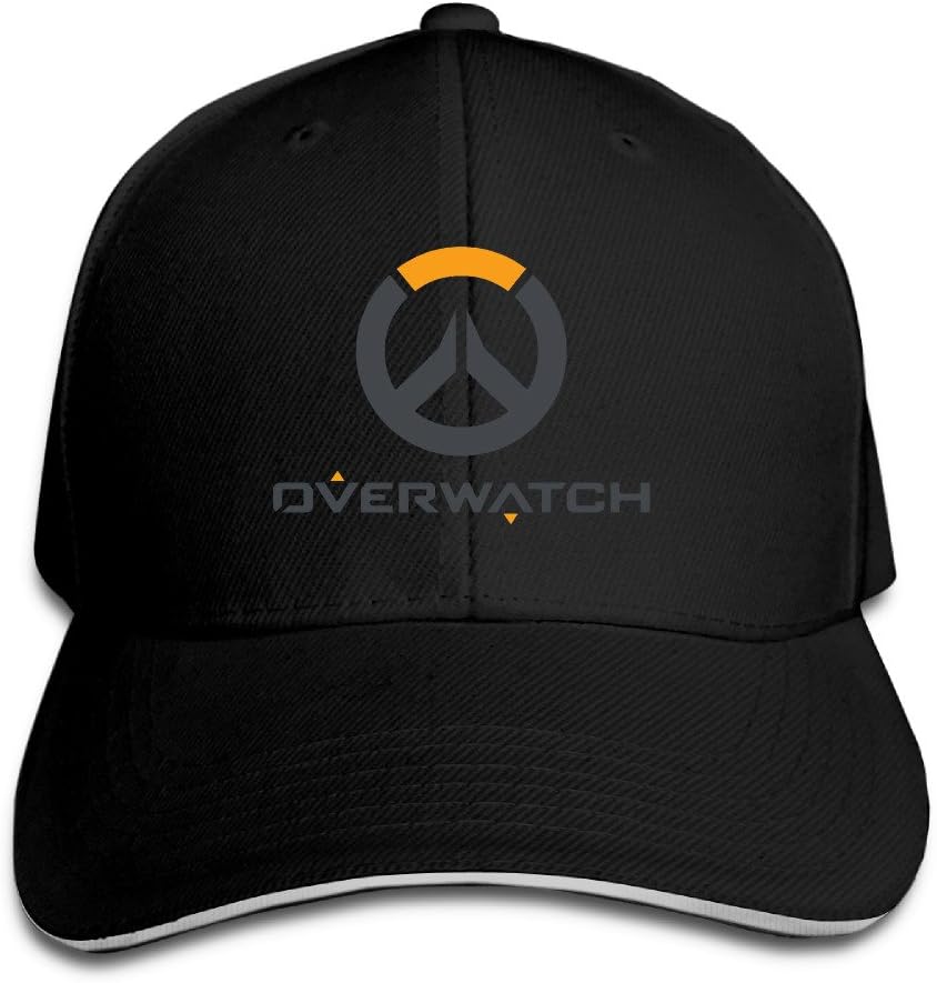 Overwatch Multiplayer Logo Solid Colors Hat Sandwich Bill Hat