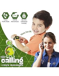 Reloj inteligente para niños, Smartwatch, con GPS, reloj de muñeca Android con cámara, teléfono celular, para niñas y niños