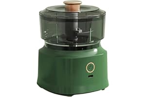 Electric Food Processors, Stainless Steel Blades Efficient Food Chopper Vegetable Chopper for Fruits Meat Nuts Onion (Light G