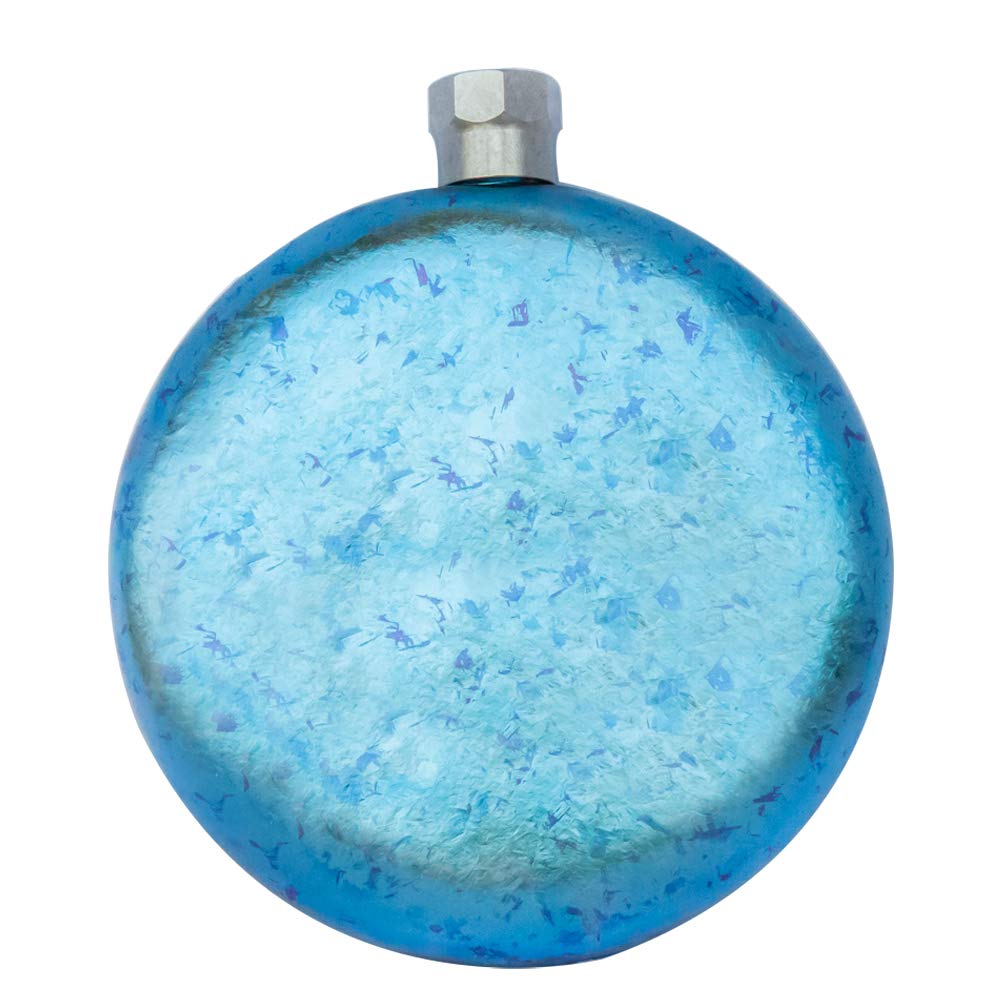 TiTo Titanium Hip Flask Wine with Screw Cap for Outdoor Hiking Flagon Camping Picnic Pocket Whiskey Wine Tea Cup Mug Sake Set(Blue)