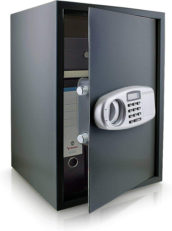 Bituxx Elektronischer Safe Tresor Wandtresor Wandsafe Geldschrank Mobeltresor Stahlschrank Geldsafe Geldtresor Panzerschrank Dokumententresor Grau Amazon De Baumarkt