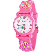 Kids 3D Cartoon Silicone Watch For 3-12 Ages Unisex Birthday Gift