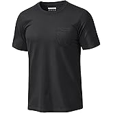 EKLENTSON Men's Lightweight Pocket T-Shirt Breathable Tee Shirt Moisture Wicking Basic Tshirt Summer