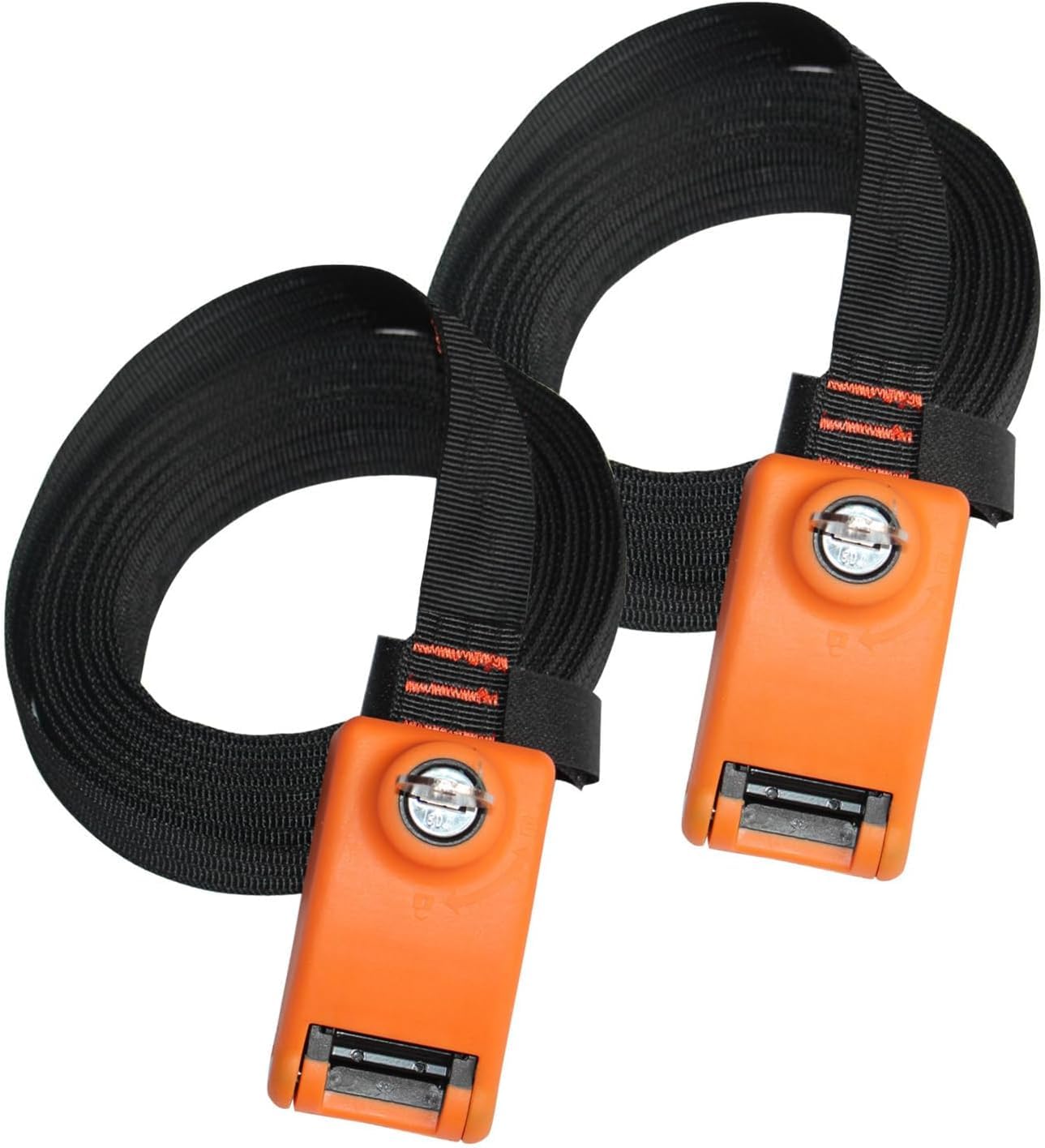 ASMSW Lockable Tie Down Strap 3M x 25MM with 3 Stainless Steel Cables can prevent theft