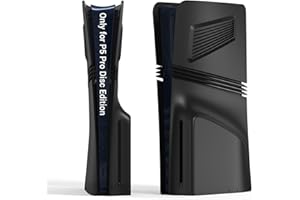 innoAura P5 Pro Plates Cover Faceplates for 2024 Model P5 Pro Disc Edition, Enhanced Cooling Vents & Dust Filter, Anti-Scratch Protective Case with Heat Dissipation Design (Black)