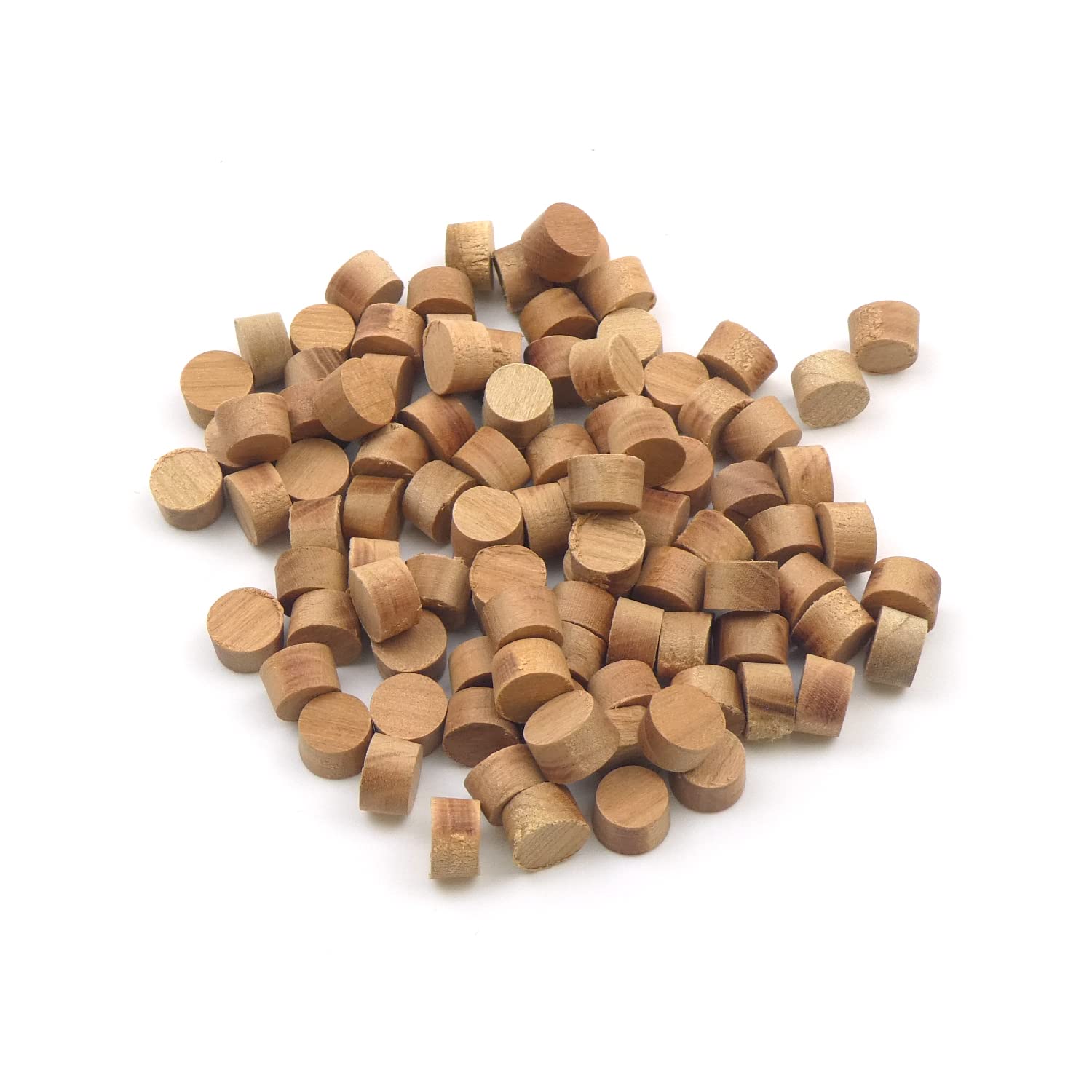 10mm Cherry Flat Head Cross Grain Plug - Pack of 100