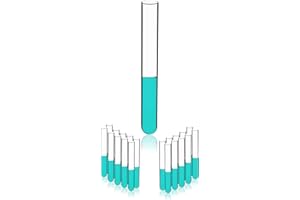 LABINVO 20ml Glass Test Tubes, Thickness 1.0-1.2,20x150mm, Round Bottom Pack of 20,IN-TTG20