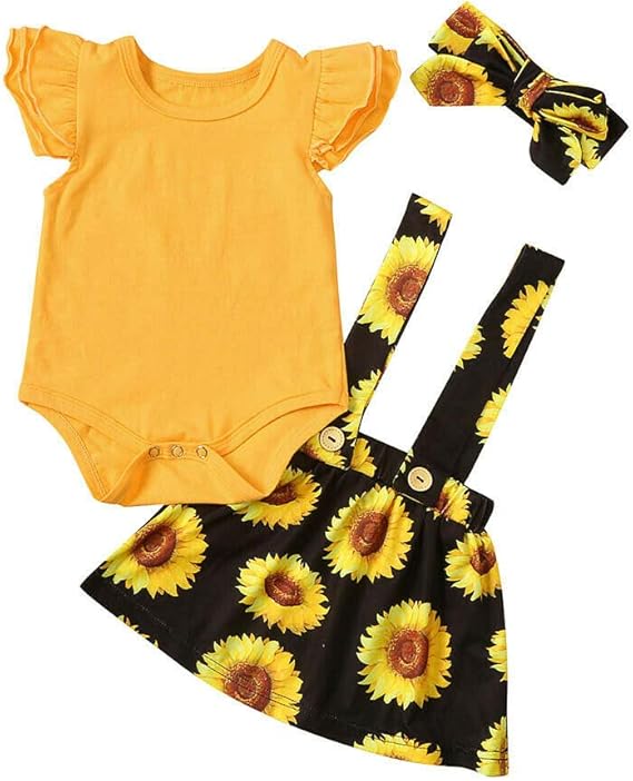 newborn sunflower dress