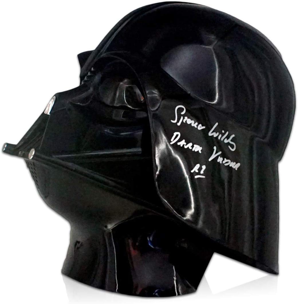 Spencer Wilding Signed Darth Vader Helmet