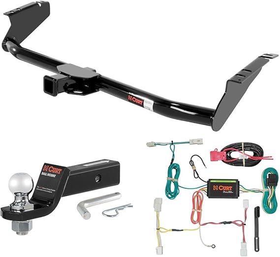 Amazon.com: CURT Class 3 Trailer Hitch Tow Package with 2" Ball for