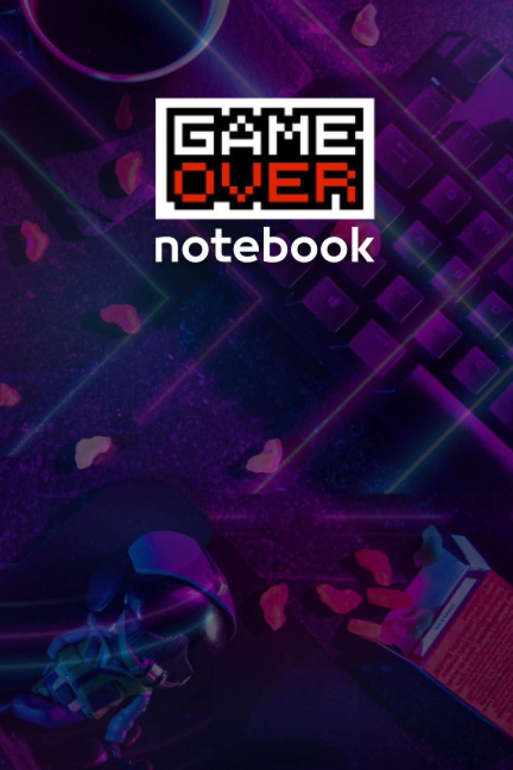 Game Over Notebook: Gamer Journal Notebook,100pages (6x9) Lined Journal