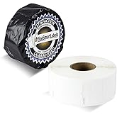 OfficeSmartLabels 1/2 x 1/2 inch, Self-Adhesive White 4-Up Multipurpose Labels, Compatible with 30335 (1 Roll / 3000 Labels Per Roll)