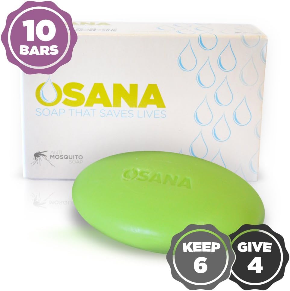Osana The Best Natural Mosquito Repellent (6 Bars of Soap)