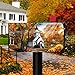 Briarwood Lane Autumn Church Sunset Magnetic Mailbox Cover Fall Scene Standard