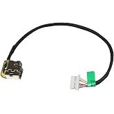 GinTai Laptop DC in Power Jack Cable Charging Port for HP 13-C 14-X 15-AB | 14-Z 15-CN 15-CP 15-EF 15-DY 15-bs 15-bw 15T-BR 15Z-BW 250 255 G6 17-X 17-Y 17T-X 806746-001 L20106-001 790635-001