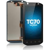 for Zebra TC70 TC75 TC70X TC75X TC72 LCD Screen Replacement - LCD Touch Display Digitizer Assembly Compatible with Handheld Android Barcode Scanners