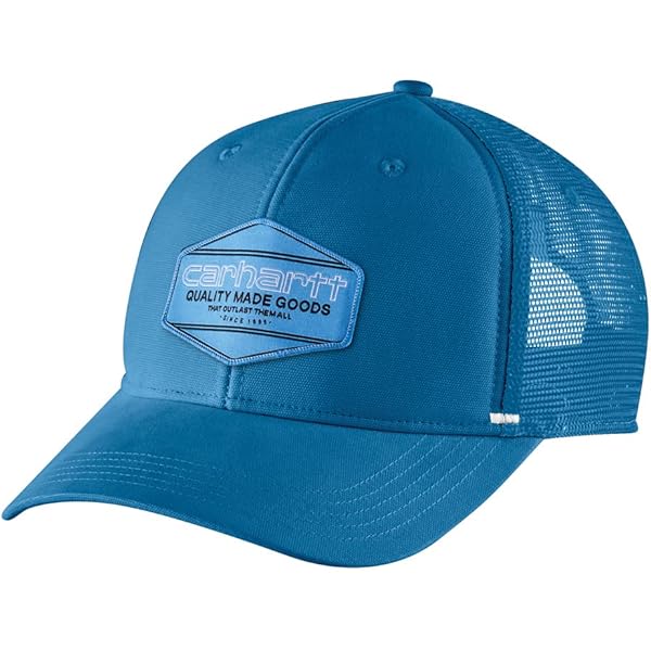 Canvas Mesh-Back Crafted Patch Cap at Amazon Men's Clothing