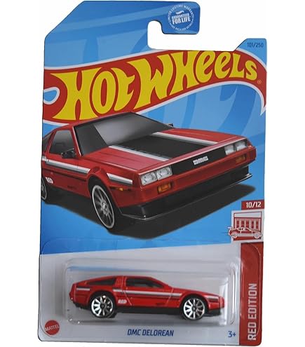 Amazon.com: Hot Wheels DMC Delorean, HW The '80s 8/10 : Toys & Games