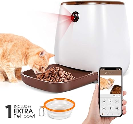 Amazon Com Automatic Pet Feeder 3 3l Smart Dog Cat Dispenser With