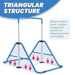 DOBESTS Gymnastics Bar, Kids Folding Horizontal