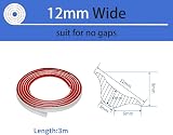 Zayejod PVC Quadrant Trim 12mm x 6mm Self-Adhesive Beading 3m view 2