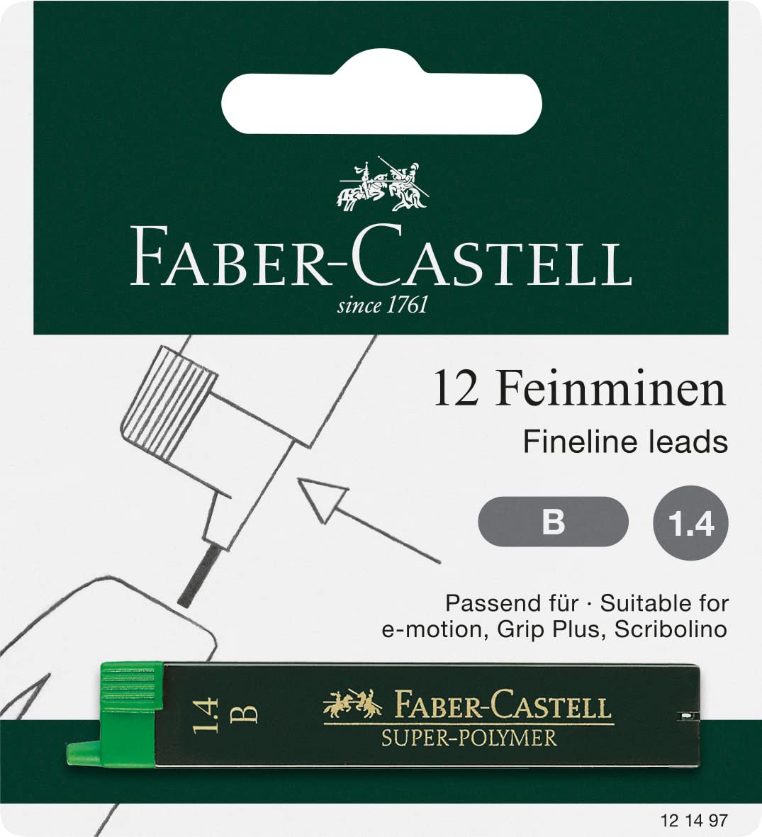 Faber-Castell 1.4mm Leads (Pack of 2)