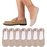Heatuff 7 Pairs Mens No Show Socks Non Slip Low Cut Liner Socks Casual Thin Invisible Socks for Flat Boat