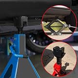 YIXISI 2 Pack Rubber Jack Pad Adapter 3 Ton Universal Slotted Frame Rail view 5