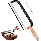 Ittnim Bread Knife for Homemade Bread Bow Knife 16", Bread Saw Sourdough Slicer Aluminum Alloy Sourdough Cutter Suit for Left & Right Handed People to Cut Baguettes Vegetables Fruits 1Count