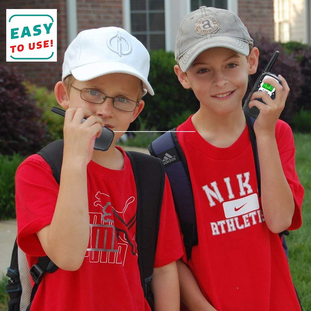 Walkie Talkies for Kids, 22 Channels 2 Way Radio 3 Mile Long Range Kids Toys and Handheld Kids Walkie Talkies, Best Gifts and Top Toys for Boy and Girls Ages 3-12 for Outdoor Adventure Games (1 Pair)