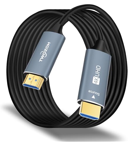 Amazon.com: Twozoh Fiber Optic HDMI Cable