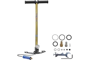 THAISTONE PCP Air Pump 3 Stage PCP Hand Pump 4500 psi CE Certified PCP Airgun Pump PCP Air Rifle Pump High Pressure Air Pump for Filling Air Rifles, Scuba Tank, Paintball, Airgun