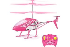 BLOOLILIES Remote Control Helicopter for Kids, RC Helicopters Toys for Adults Beginner 2.4GHz 3.5 Channel Drones Helicopter Toy with LED Light for Boys Girls 8-10 11 12 13 14 Birthday Gifts- Easy to Fly Indoor