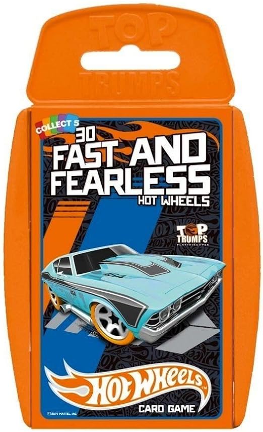 30 Fast and Fearless Hot Wheels Top Trumps Card Game Amazon.co.uk