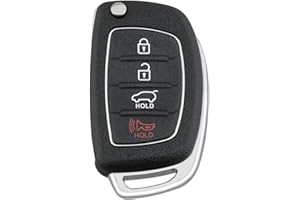 Naerza Key Fob Replacement for 2013 2014 2015 2016 Hyundai Santa Fe Key Fob Remote Control TQ8-RKE-3F04 4 Buttons 315MHz