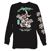 Riot Society Men's Long Sleeve Graphic and Embroidered Fashion T-Shirt