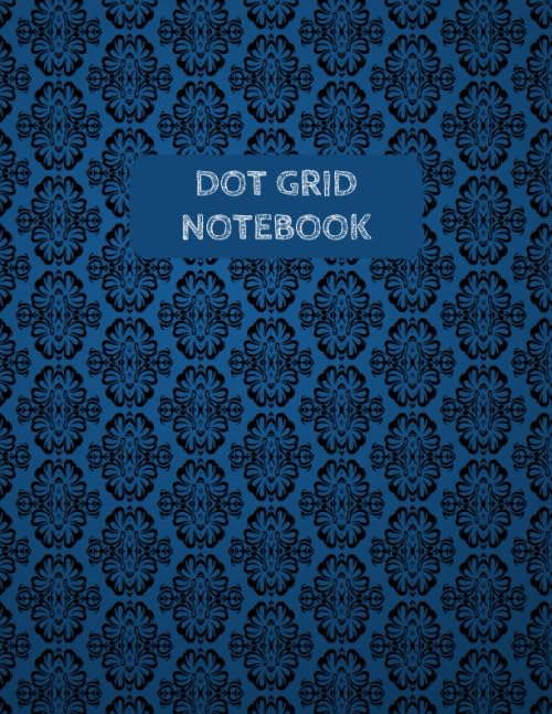 Dot Grid Notebook: 8.5 x 11, large dotted paper journal with soft cover, dotted notebook, 120 white pages