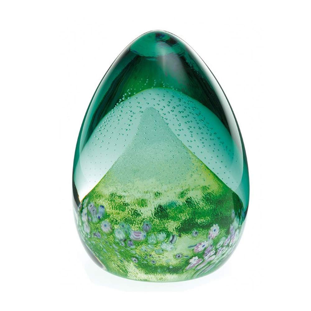 Caithness Glass U03065 Crystal Alpine Peak Nature Paperweight, Green