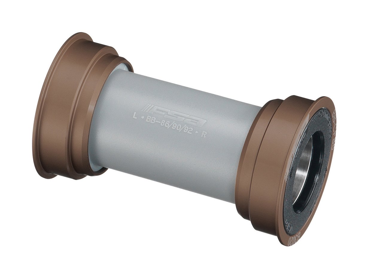 FSA BB86 Bearing Kit Fits Carbon Cranks Bottom Bracket - Brown/Grey, 24 mm/86.5 × 41 mm