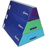 Tumbl Trak Pyramid Beam Blocks - Trapezoid Gymnastic Skill Mat - 4&rsquo; Long x 3&rsquo; Wide - Multi-Use Gymnastics Training Equipment for Enhanced Skill Development
