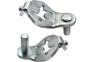 DORIGHARY T-Post Gate Hinge Pins - Heavy Duty Gate Hanger, Hang a gate from a Metal T Post for Farm, Garden & Backyard, Easy to Install