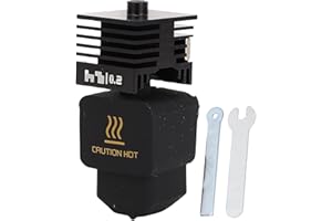 CHEOTIME Hardened Steel Nozzle Hot End Kit for Bambu Lab H2D A1, 0.2mm 3D Printer Hotend Kit, Detachable Extruder Replacement