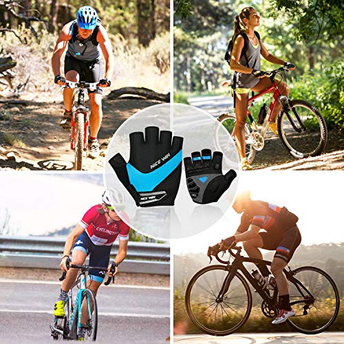NICEWIN Fietshandschoenen Mountainbike Motorcycle-2020 Upgrade Klassieke Halfvinger Road Fietshandschoen voor Mannen… - Image 6