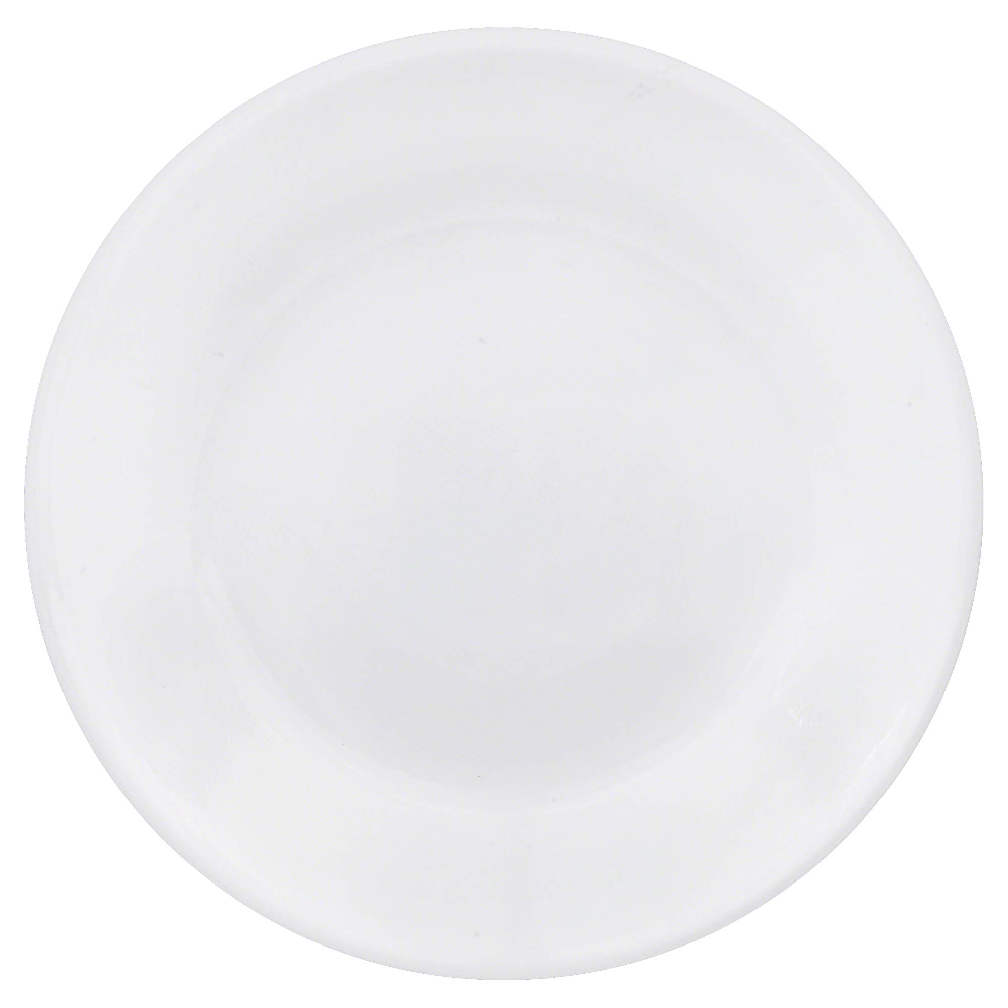 Corelle Vitrelle 6-Piece Salad Appetizer Plate Set Triple Layer Glass and Chip Resistant, 6-3/4-Inch Lightweight Round Plates, Winter Frost White